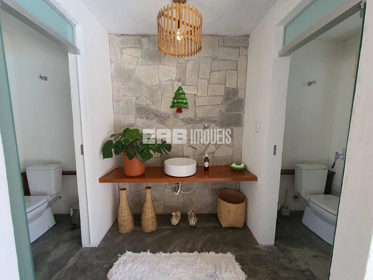 Casa para até 18 pessoas, com 8 dormitórios, na praia de Ita