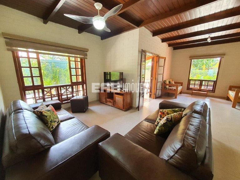 Casa térrea para 6 pessoas em Itamambuca