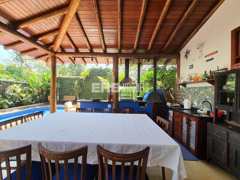 Casa para 8 pessoas a 50m da praia de Itamambuca