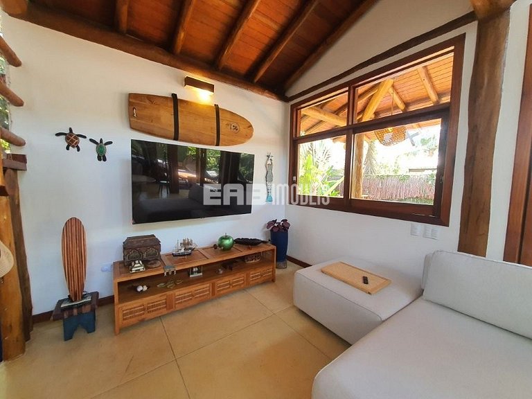 Casa para 8 pessoas a 50m da praia de Itamambuca