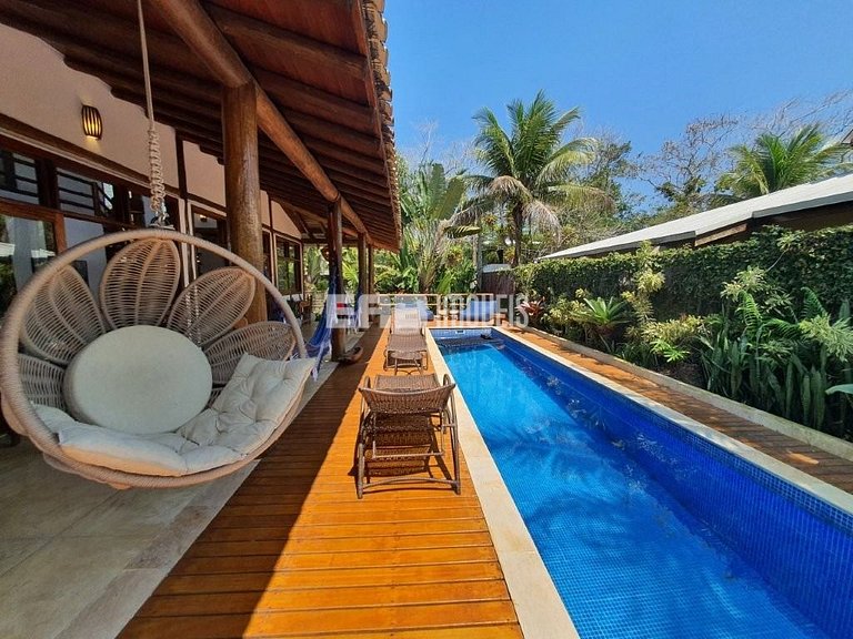 Casa para 8 pessoas a 50m da praia de Itamambuca