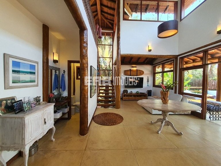 Casa para 8 pessoas a 50m da praia de Itamambuca