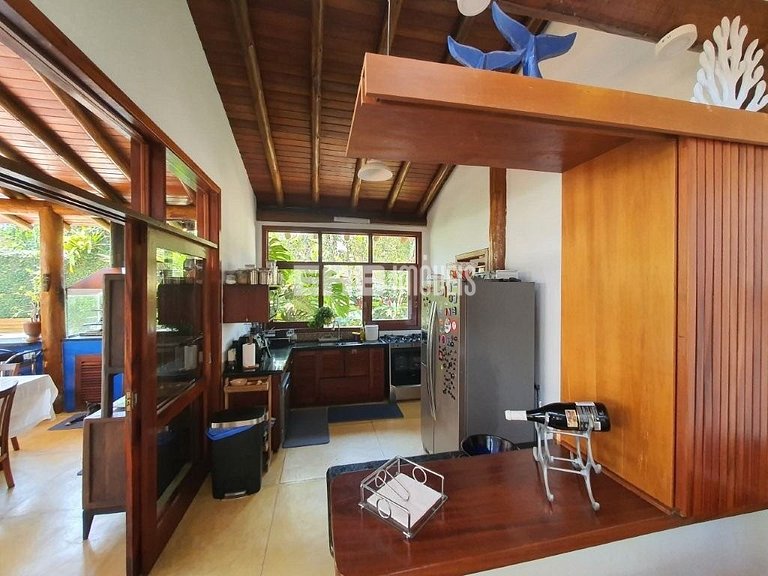 Casa para 8 pessoas a 50m da praia de Itamambuca