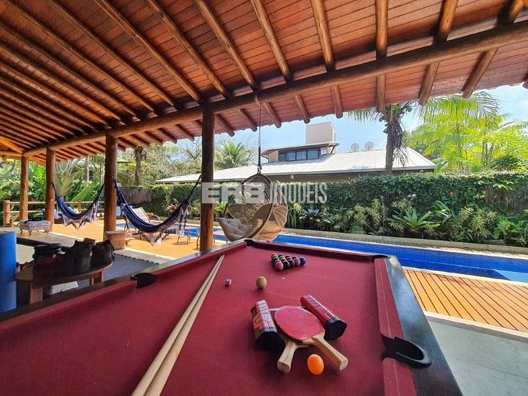 Casa para 8 pessoas a 50m da praia de Itamambuca