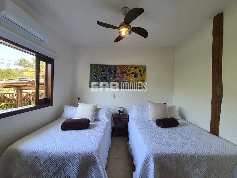 Casa para 8 pessoas a 50m da praia de Itamambuca