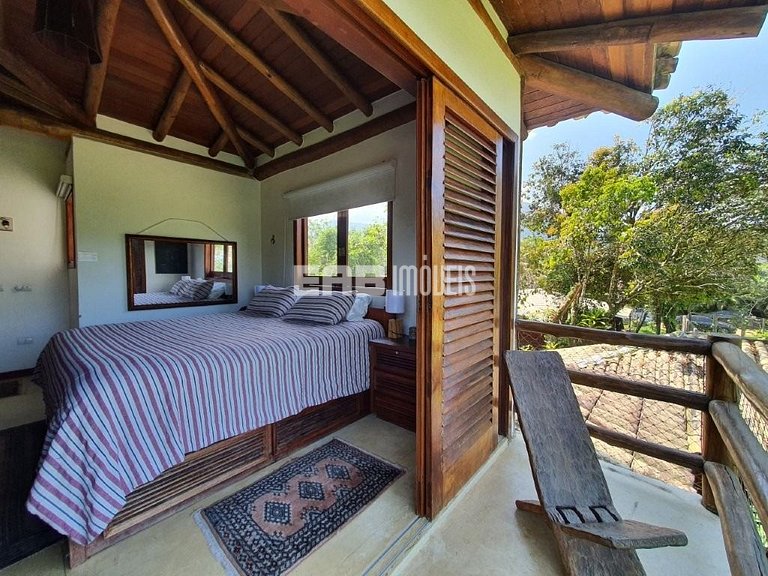 Casa para 8 pessoas a 50m da praia de Itamambuca