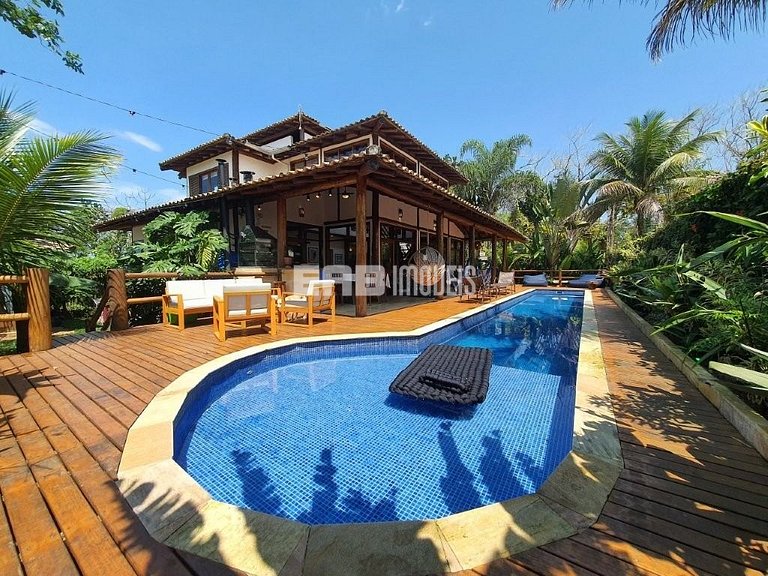 Casa para 8 pessoas a 50m da praia de Itamambuca