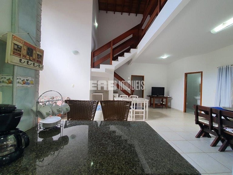 Casa com piscina na praia de Itamambuca, para 10 pessoas