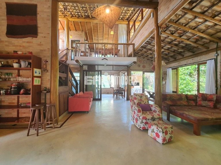 Linda casa para locação em Itamambuca, famosa praia de Ubatu