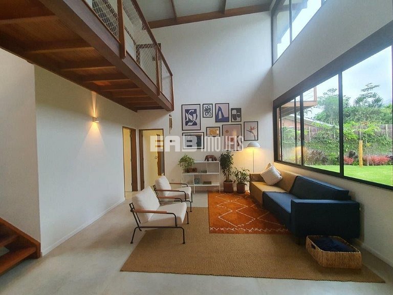 Casa moderna a 180m da praia de Itamambuca, Ubatuba