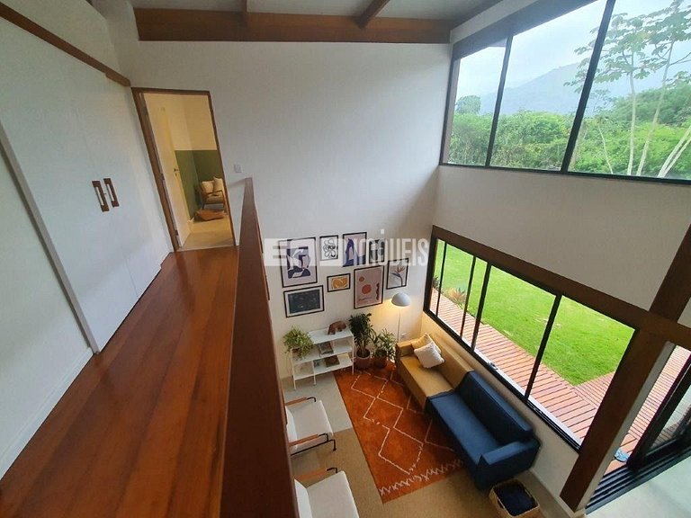 Casa moderna a 180m da praia de Itamambuca, Ubatuba