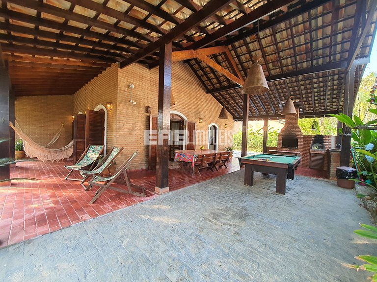 Casa com piscina para locação de temporada em Itamambuca, Ub