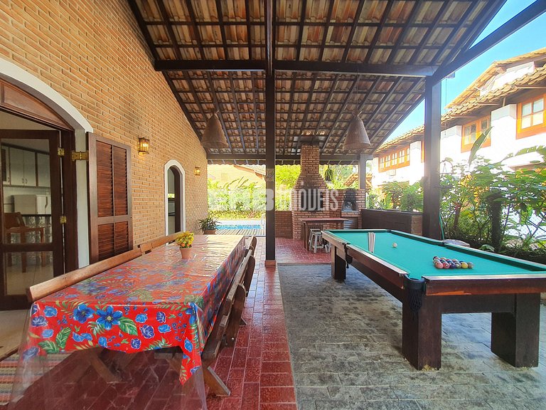 Casa com piscina para locação de temporada em Itamambuca, Ub