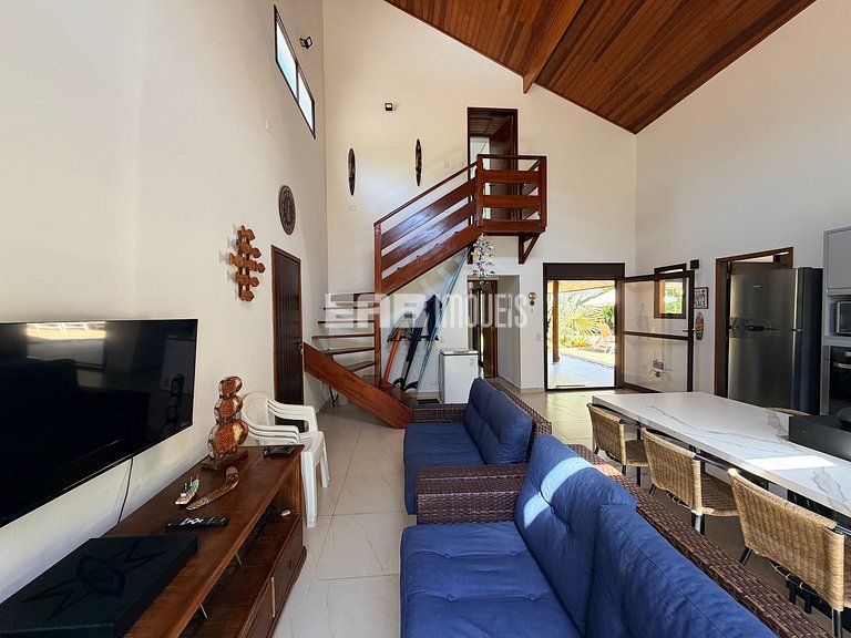 Casa de praia com piscina para até 6 pessoas em Itamambuca