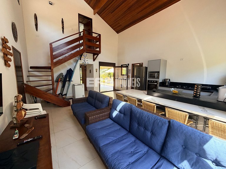 Casa de praia com piscina para até 6 pessoas em Itamambuca