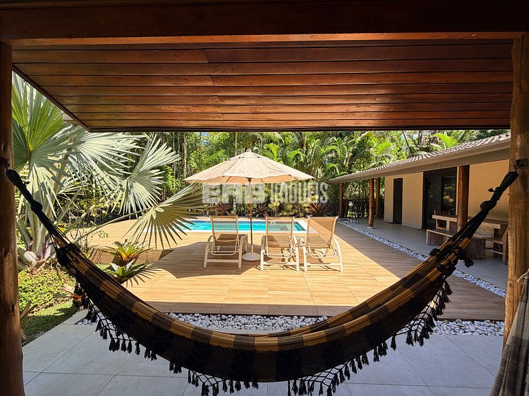 Casa de praia com piscina para até 6 pessoas em Itamambuca