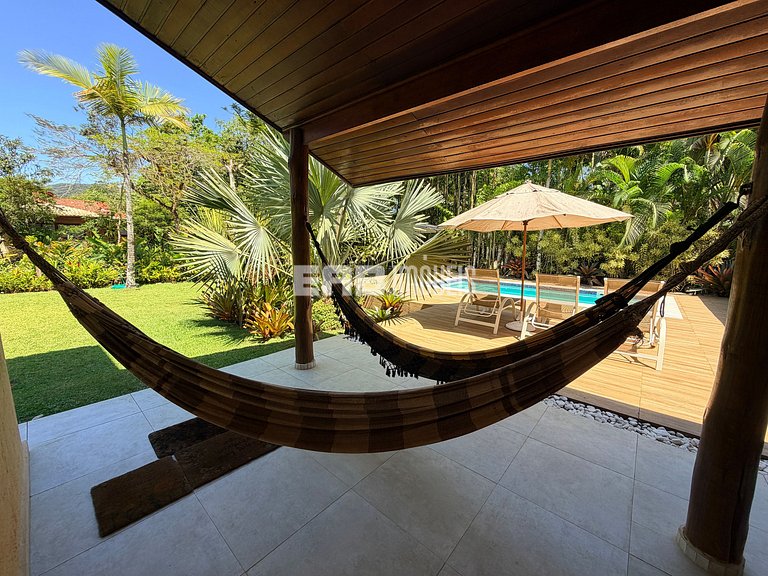 Casa de praia com piscina para até 6 pessoas em Itamambuca