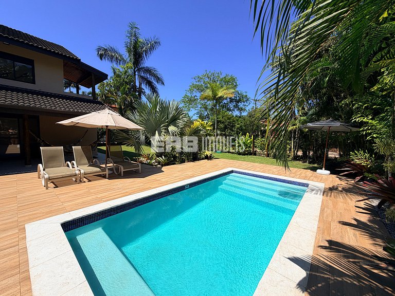 Casa de praia com piscina para até 6 pessoas em Itamambuca
