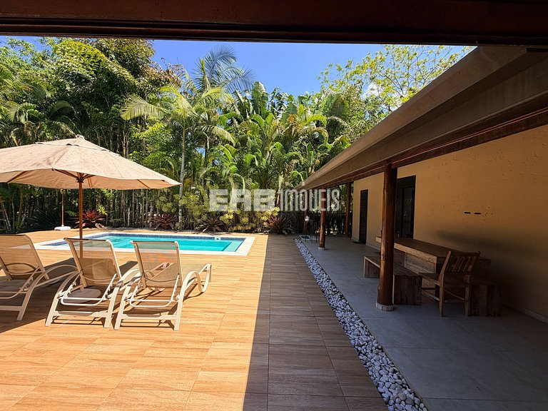 Casa de praia com piscina para até 6 pessoas em Itamambuca