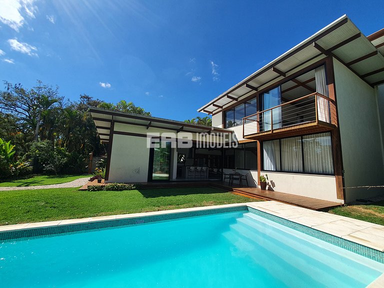 Casa moderna a 180m da praia de Itamambuca, Ubatuba