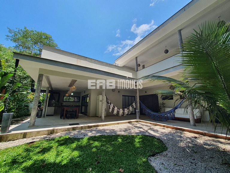 Casa para 7 pessoas a 60m do mar em Itamambuca