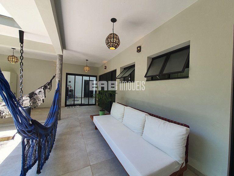 Casa para 7 pessoas a 60m do mar em Itamambuca