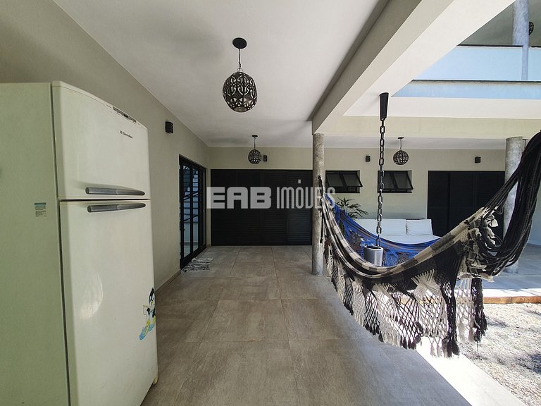 Casa para 7 pessoas a 60m do mar em Itamambuca