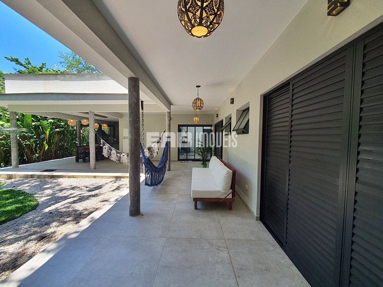 Casa para 7 pessoas a 60m do mar em Itamambuca