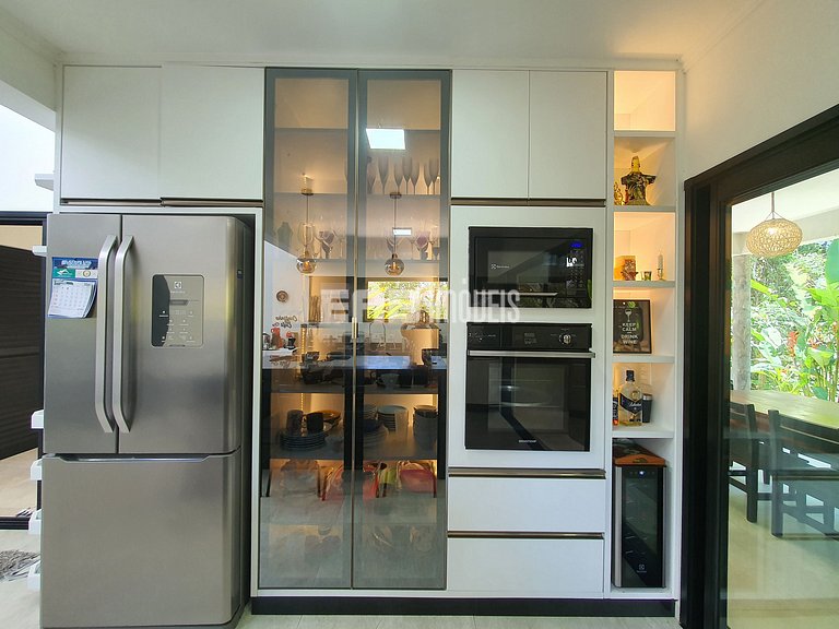 Casa para 7 pessoas a 60m do mar em Itamambuca