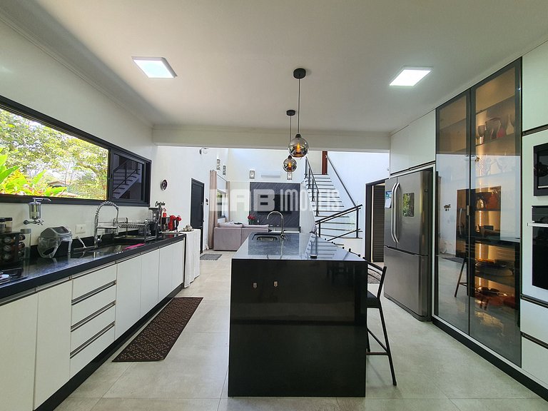 Casa para 7 pessoas a 60m do mar em Itamambuca