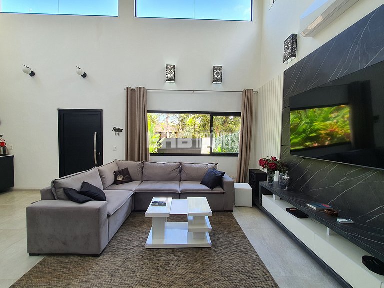 Casa para 7 pessoas a 60m do mar em Itamambuca