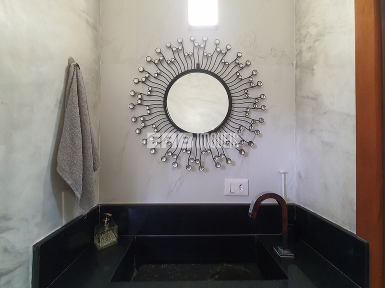 Casa para 7 pessoas a 60m do mar em Itamambuca