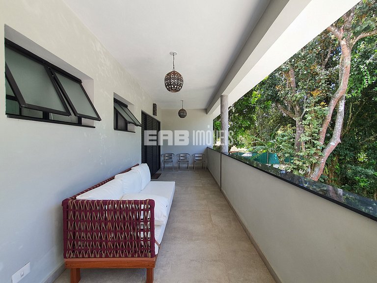 Casa para 7 pessoas a 60m do mar em Itamambuca