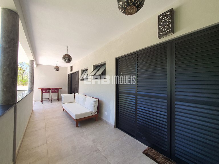 Casa para 7 pessoas a 60m do mar em Itamambuca