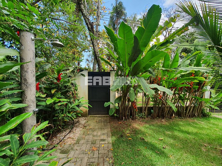 Casa para 7 pessoas a 60m do mar em Itamambuca