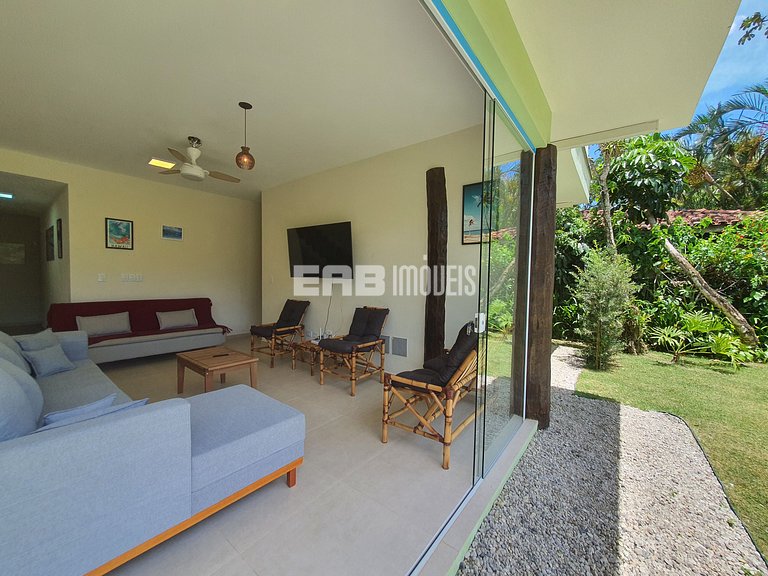 Casa espaçosa para locação de temporada em Itamambuca