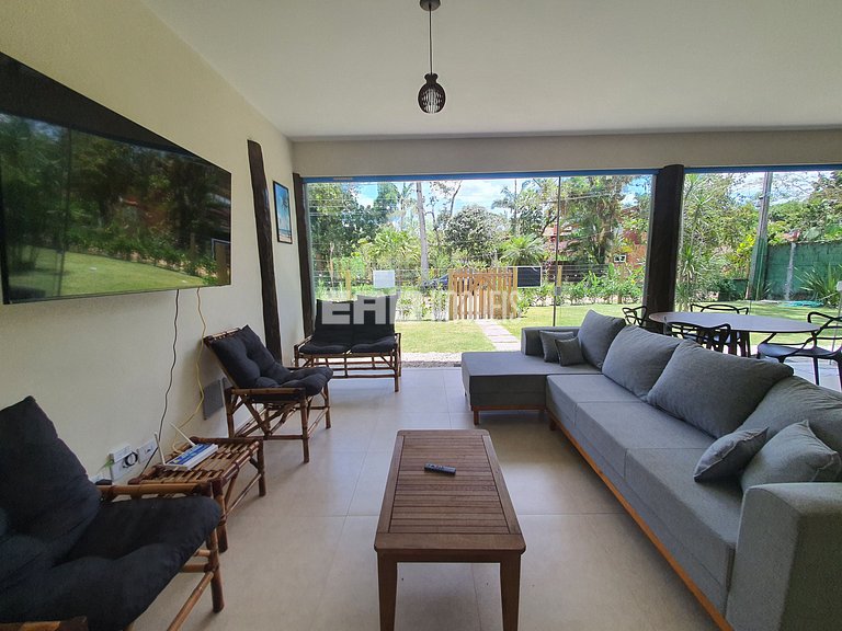 Casa espaçosa para locação de temporada em Itamambuca