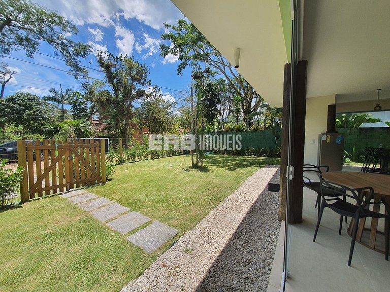 Casa espaçosa para locação de temporada em Itamambuca