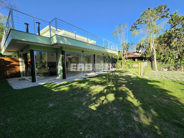 Casa espaçosa para locação de temporada em Itamambuca