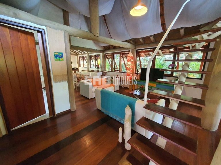 Piscina, 4 suítes, 90m do mar