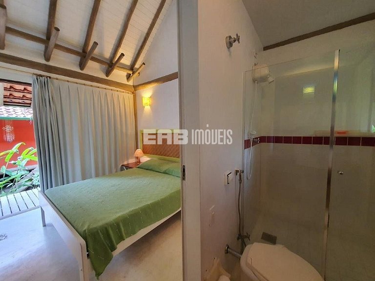 Piscina, 4 suítes, 90m do mar