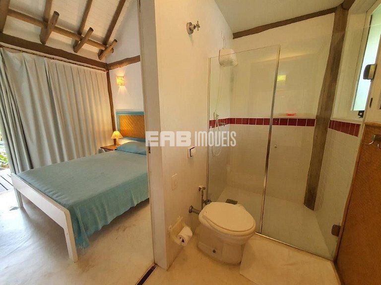 Piscina, 4 suítes, 90m do mar