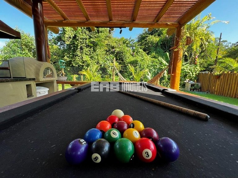 Casa com 4 suítes para temporada em Itamambuca