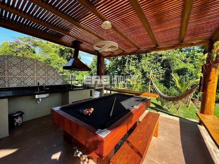 Casa com 4 suítes para temporada em Itamambuca