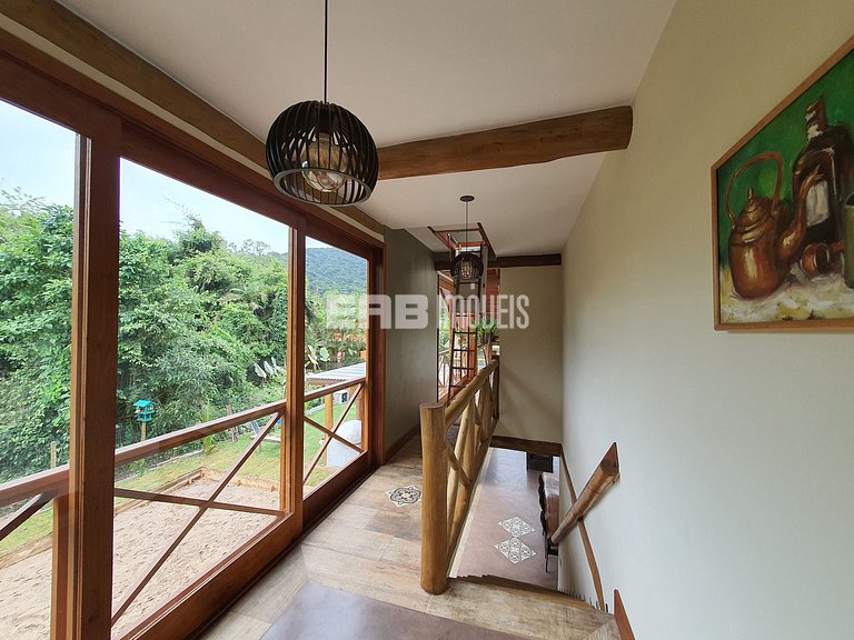 Casa com 4 suítes para temporada em Itamambuca