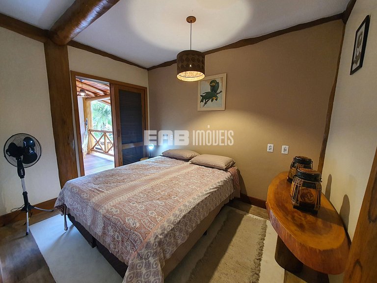 Casa com 4 suítes para temporada em Itamambuca