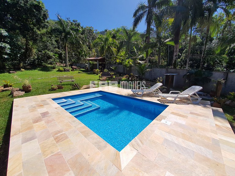 Casa de praia com vista e lazer