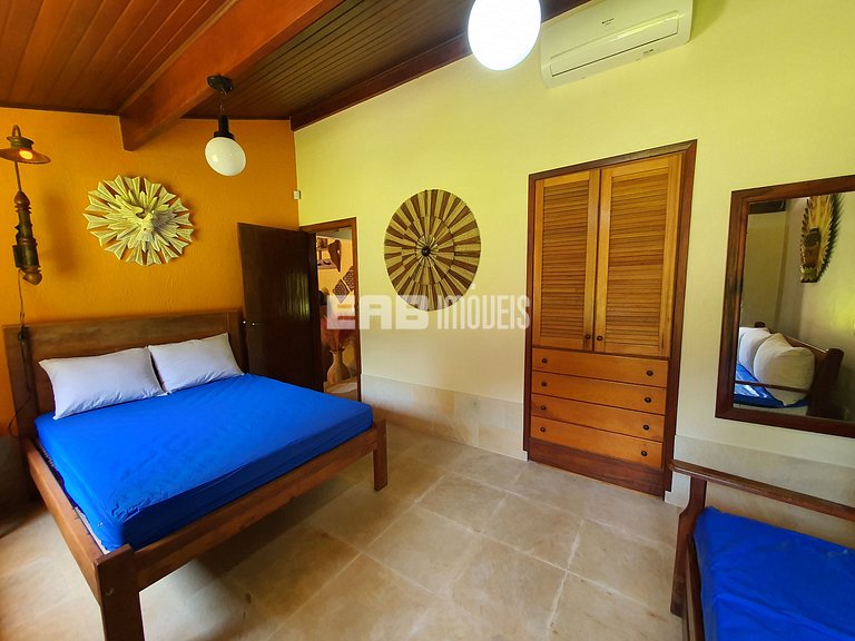 Casa de praia com vista e lazer