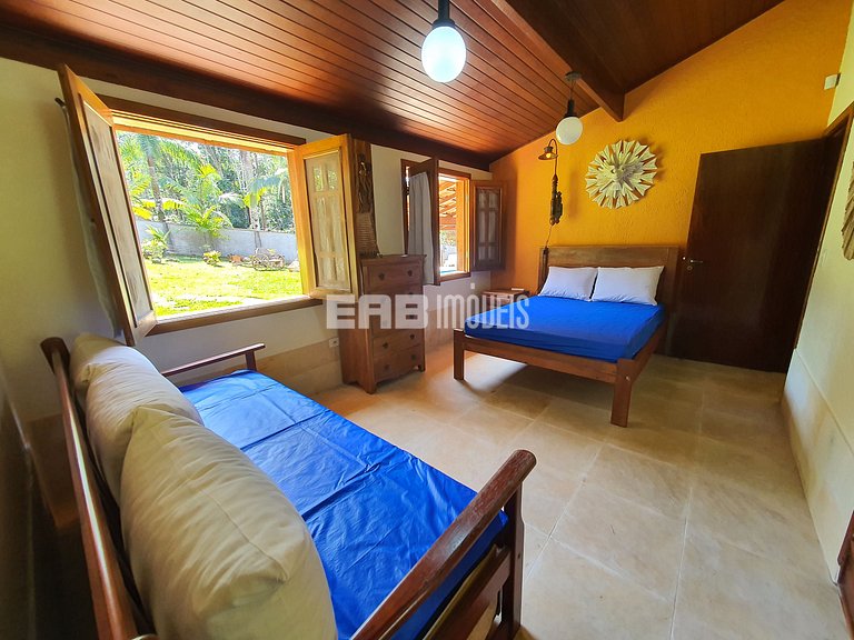 Casa de praia com vista e lazer