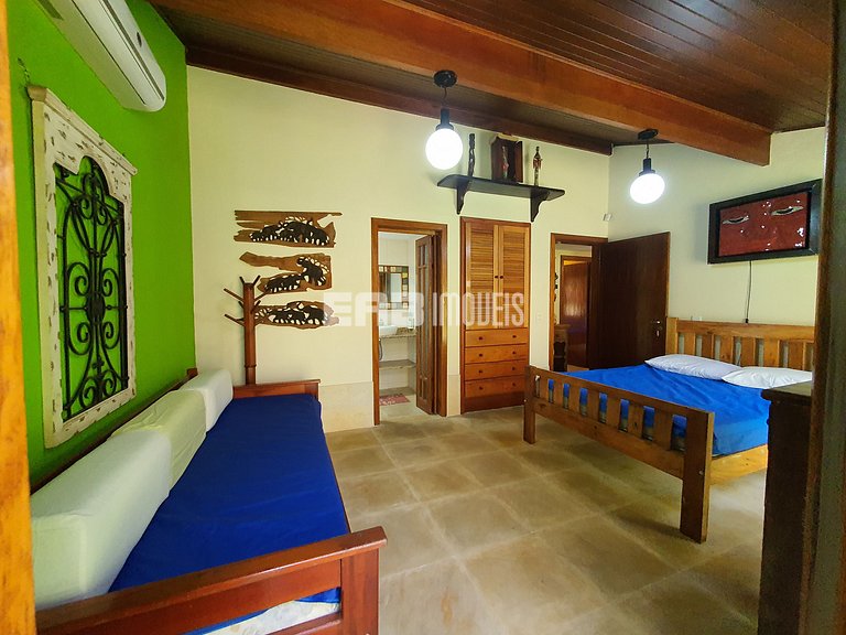 Casa de praia com vista e lazer